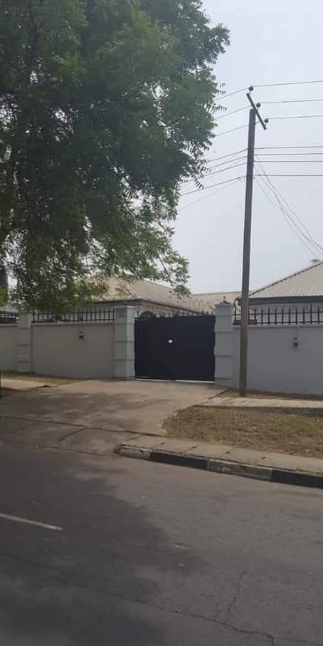 Street-facing entrance of PIKKMASTER BMV SUITE on 139 IBB Way, opposite Calabar Airport