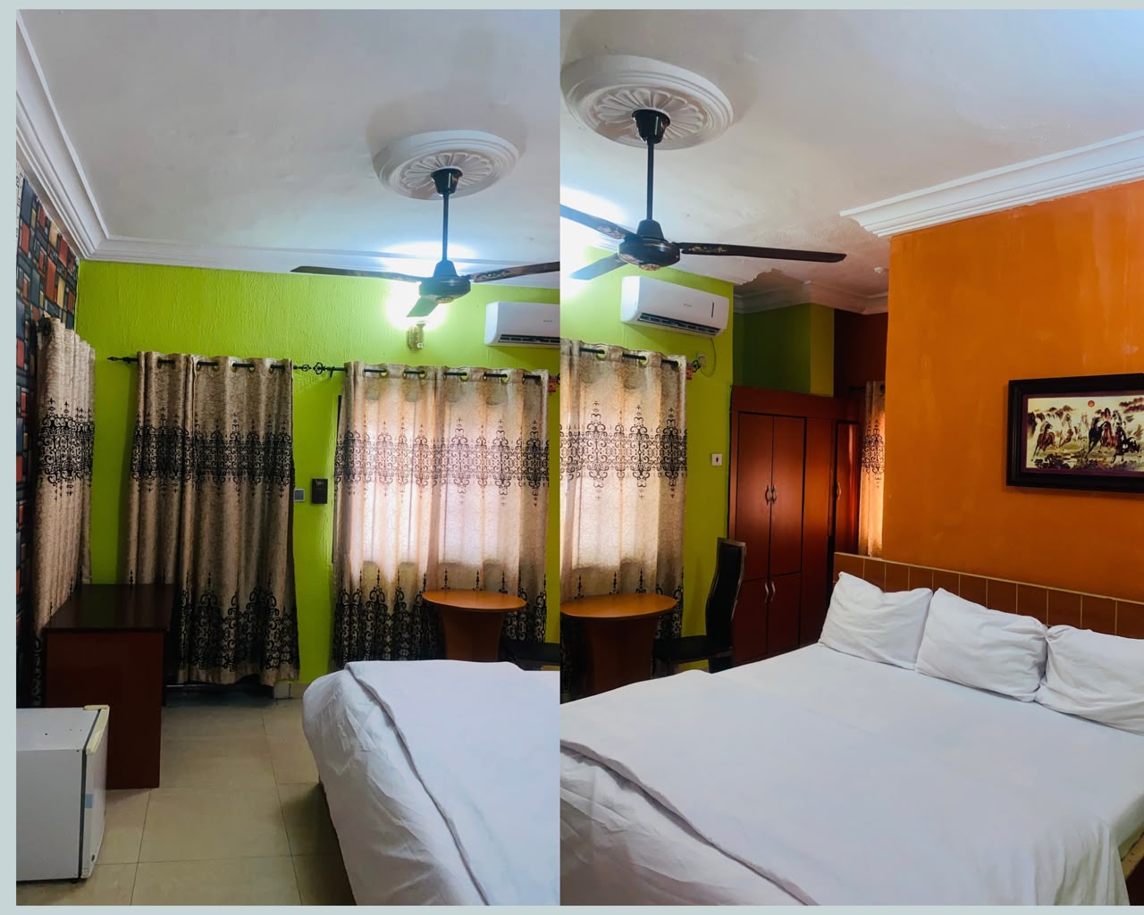 Well-ventilated guest room at PIKKMASTER BMV SUITE Uyo